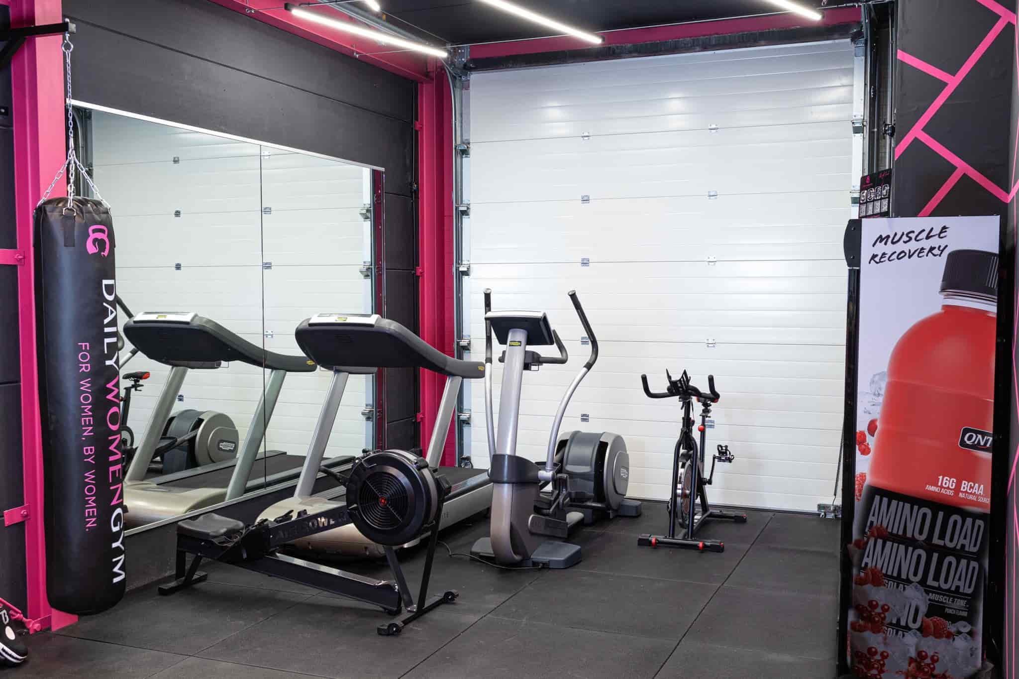 Cardio apparaten in de sportschool